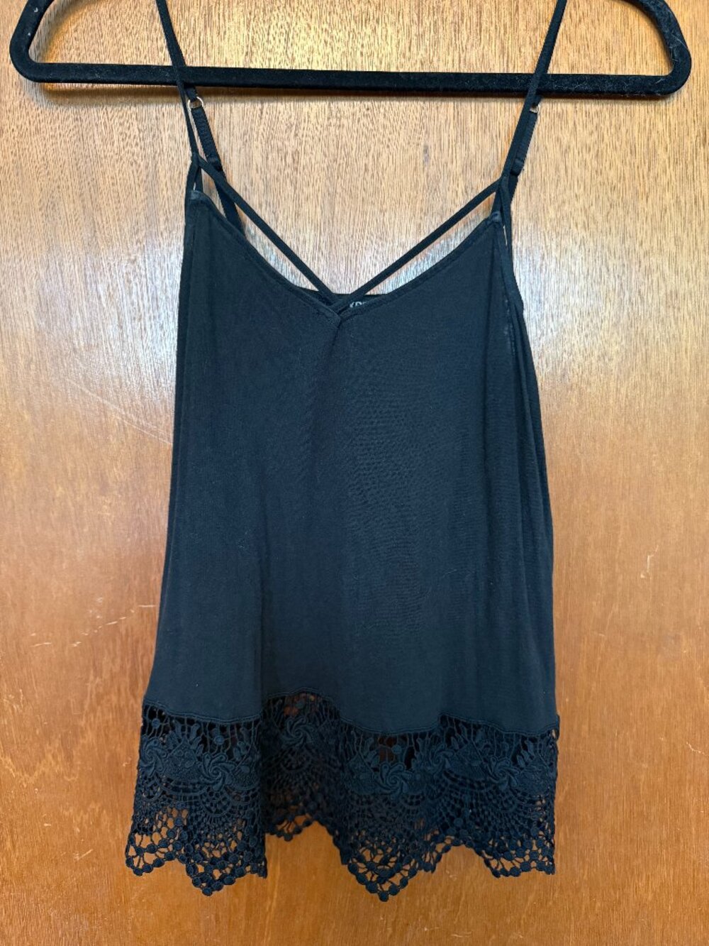 Black Lace Tank Top